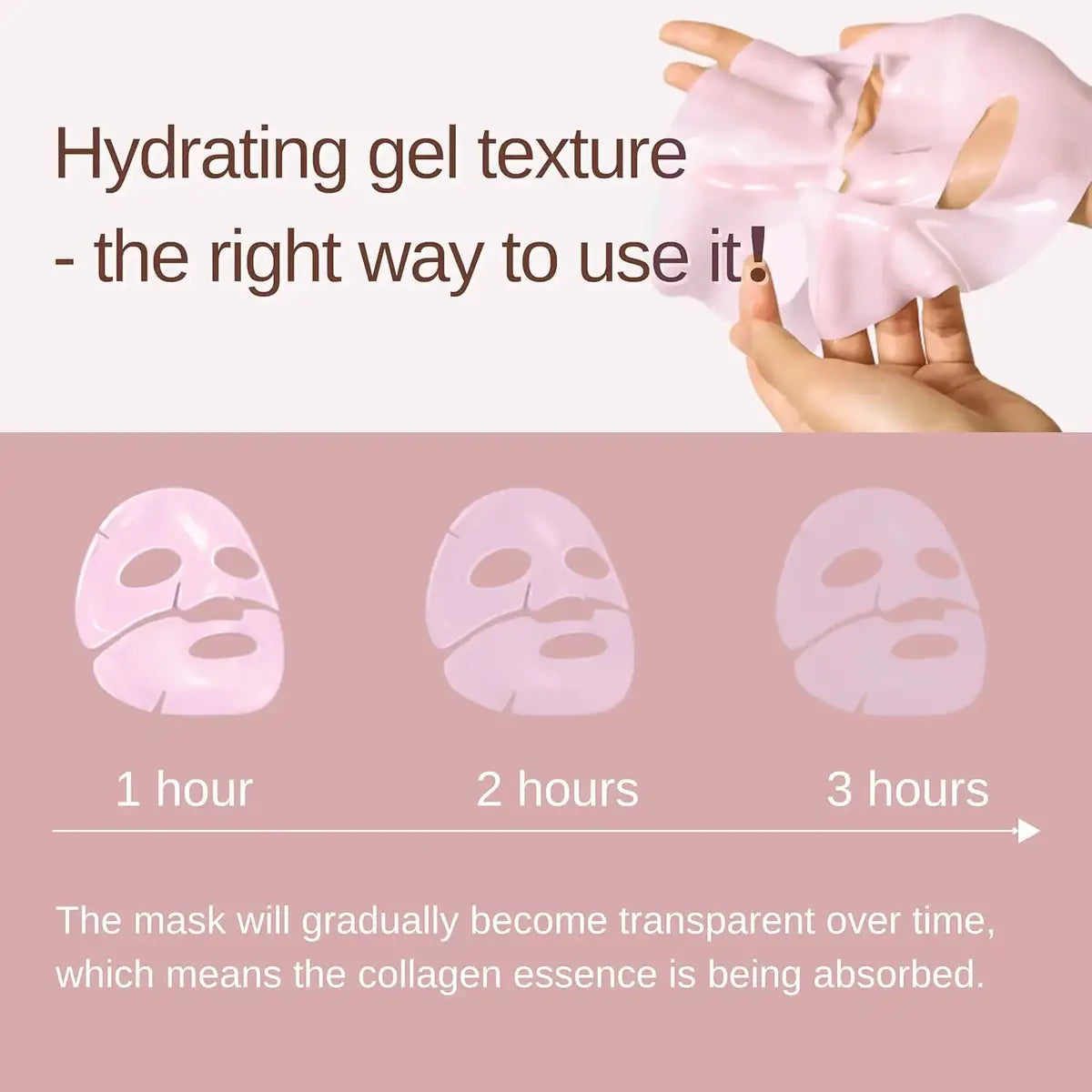 PDRN Pink Collagen & Kojic Acid Turmeric Brightening Gel Mask